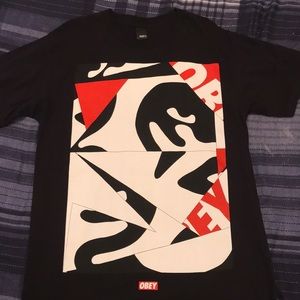 Obey black tee